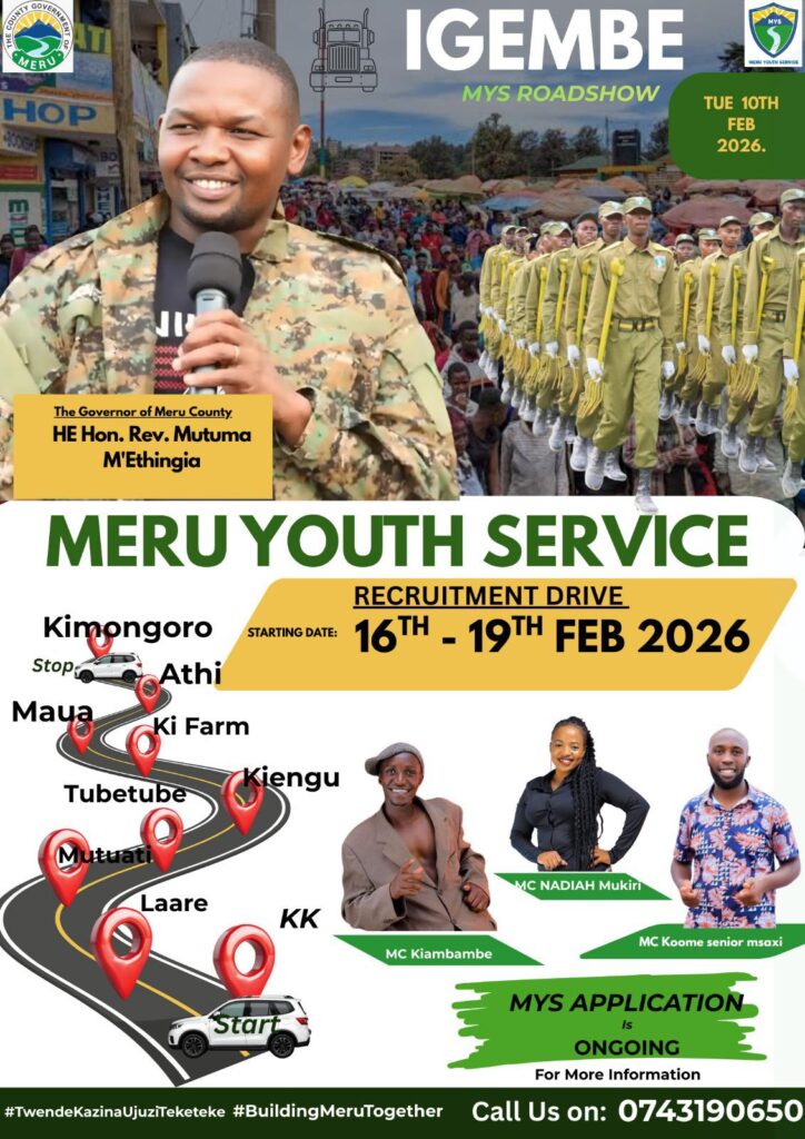 MERU YOUTH SERVICE ROAD SHOW – CALLING ALL YOUTH!