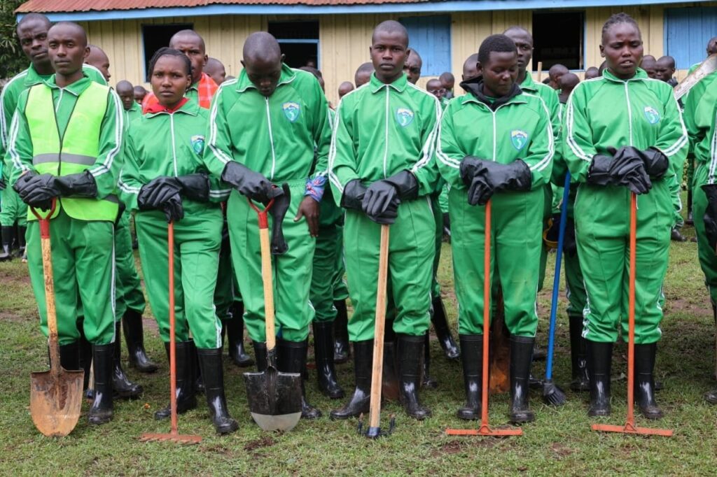 The second group of Meru Youth Service has officially begun their community service